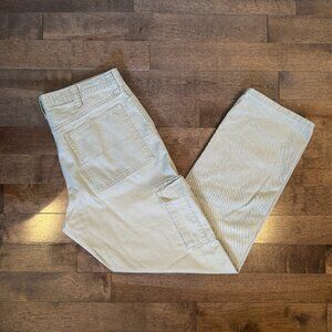 Wrangler 100% Cotton Straight Leg Cargo Pants - Beige - 35W x 34L - Excellent Co